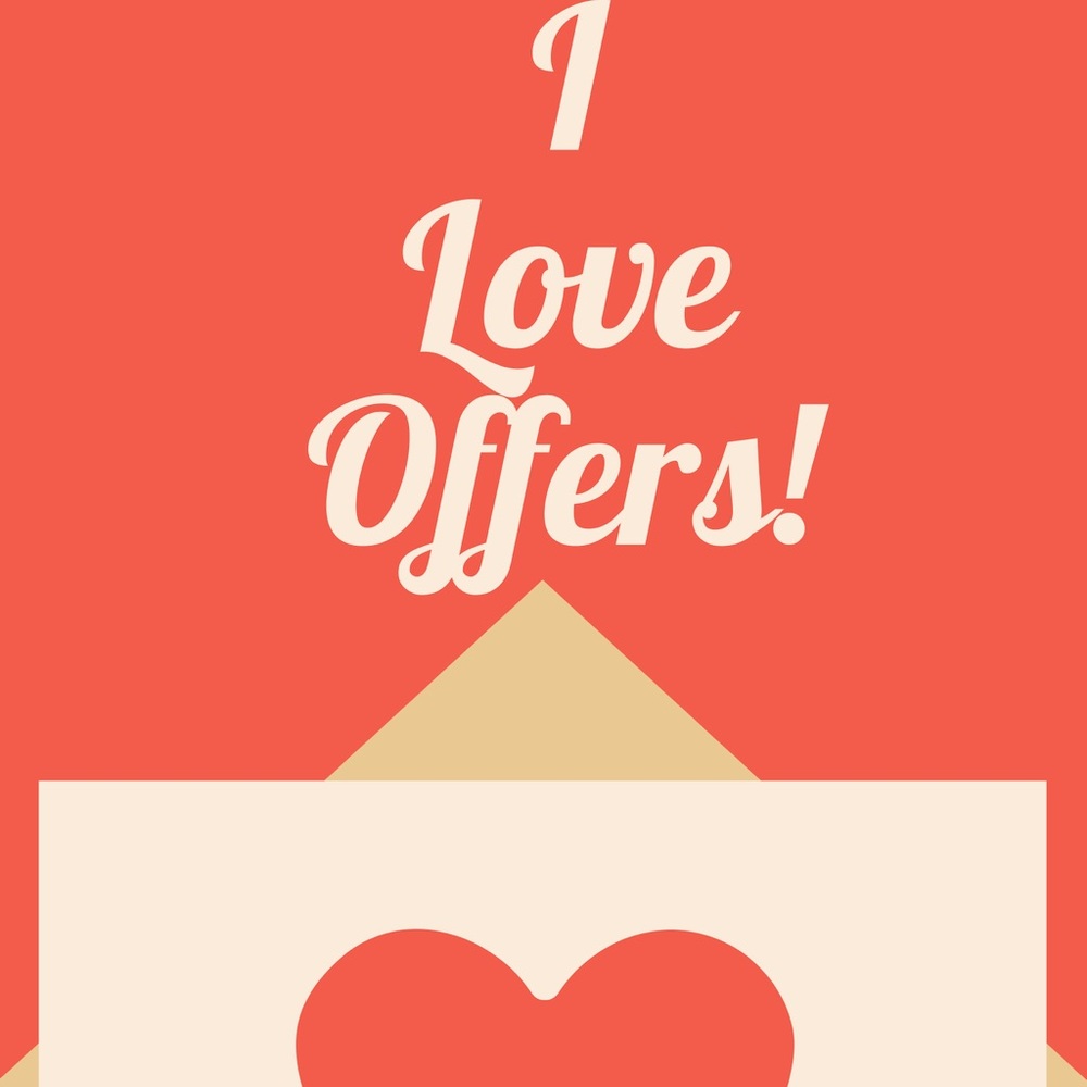 FEEL FREE TO MAKE AN OFFER!